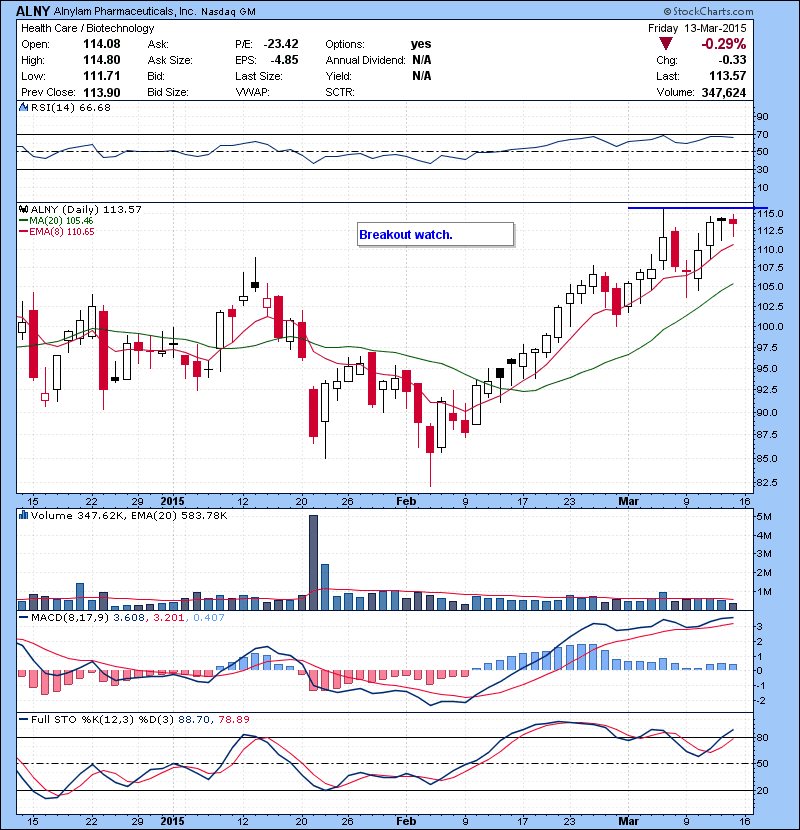 ALNY Breakout watch.