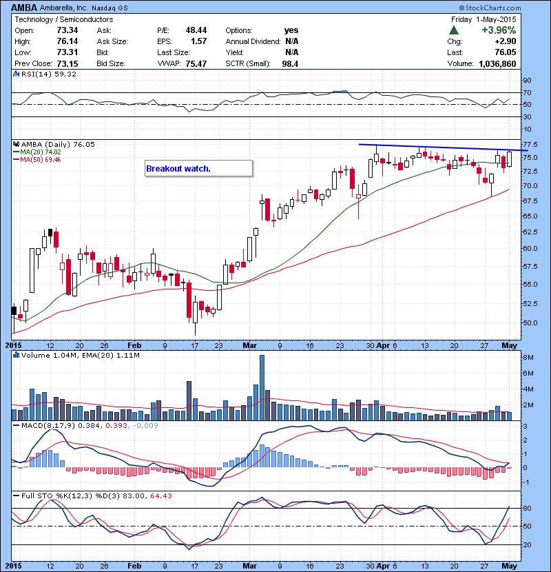 AMBA Breakout watch.