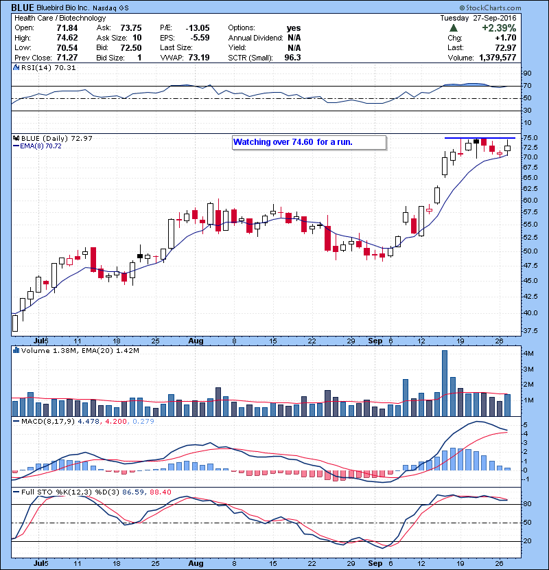 BLUE Watching over 74.60 for a run.